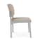 Lesro Lenox Steel Armless Guest Chair, Stone (Beige) Seat, Stone Back, 22.5 W 24.5 L 32 H, No Arms LS1102 - alternate 2